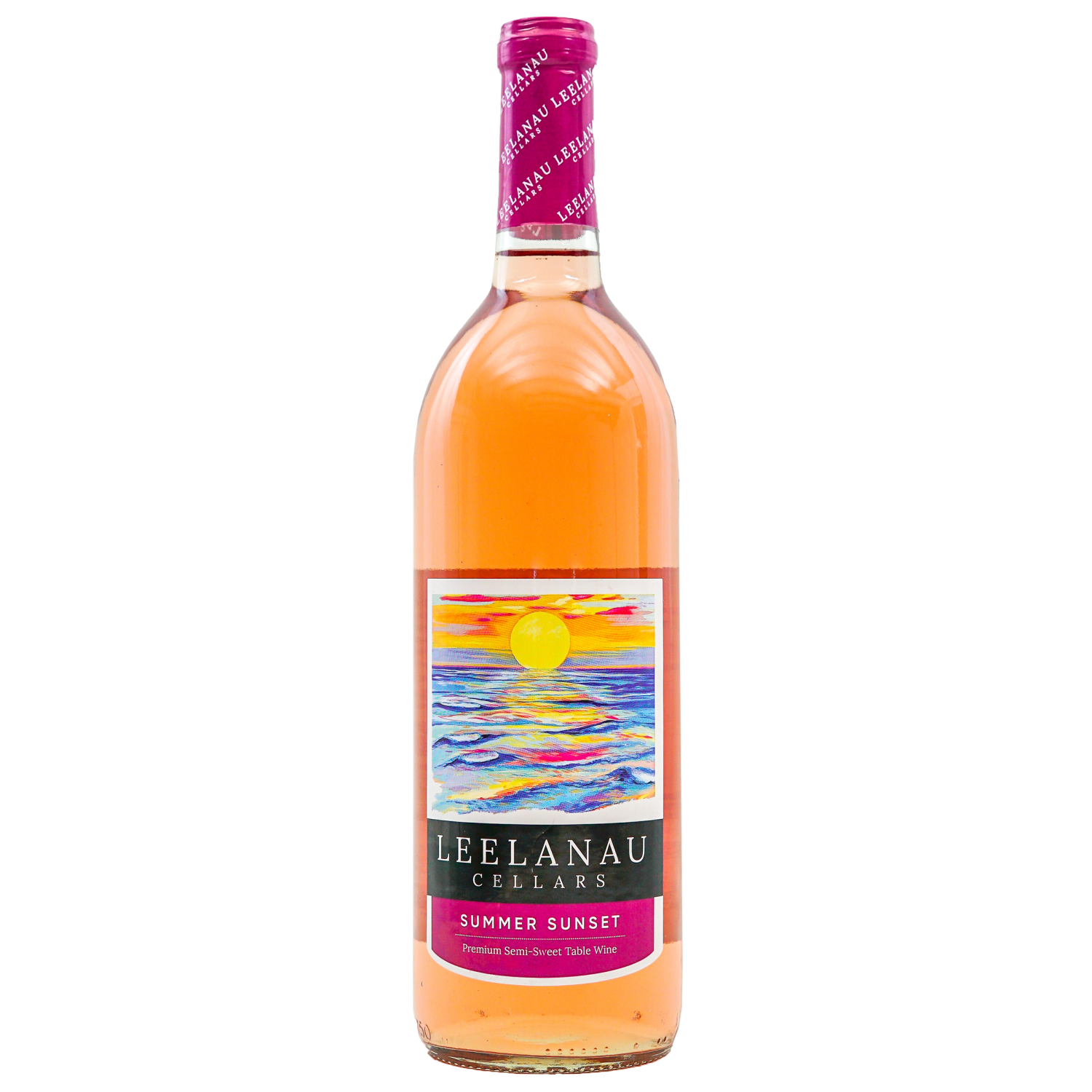 slide 4 of 5, Leelanau Cellars Summer Sunset Michigan Rose Wine, 750 ml