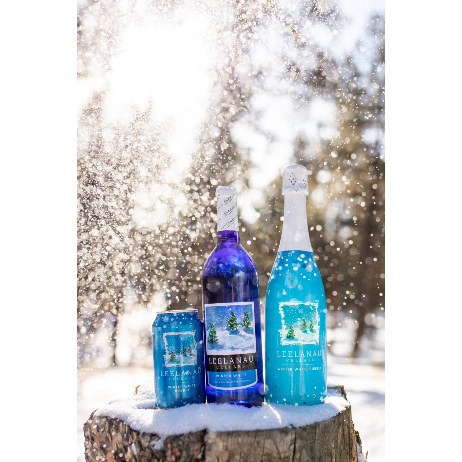 slide 5 of 6, Leelanau Cellars Winter White Bubbly, 750 ml