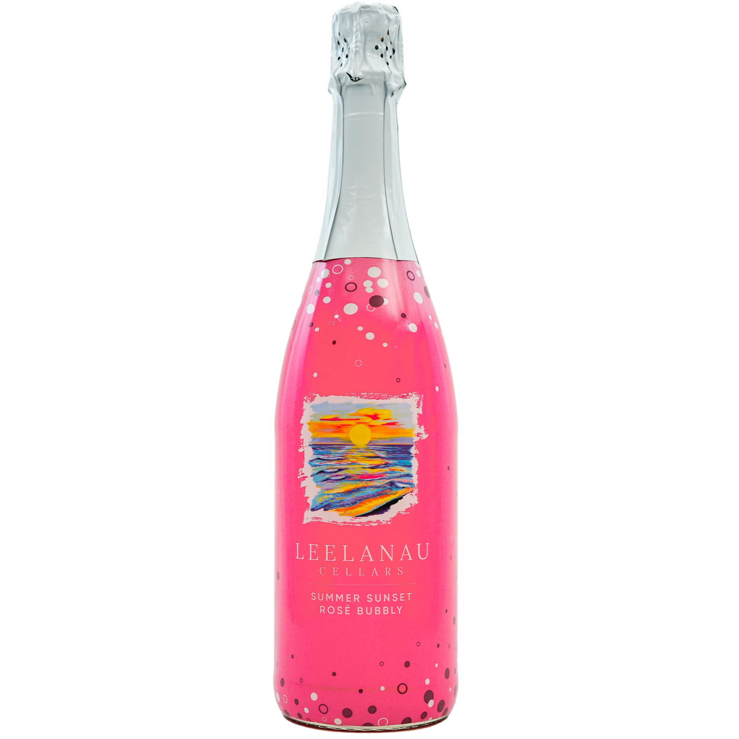 slide 3 of 5, Leelanau Cellars Summer Sunset Rose Bubbly, 750 ml