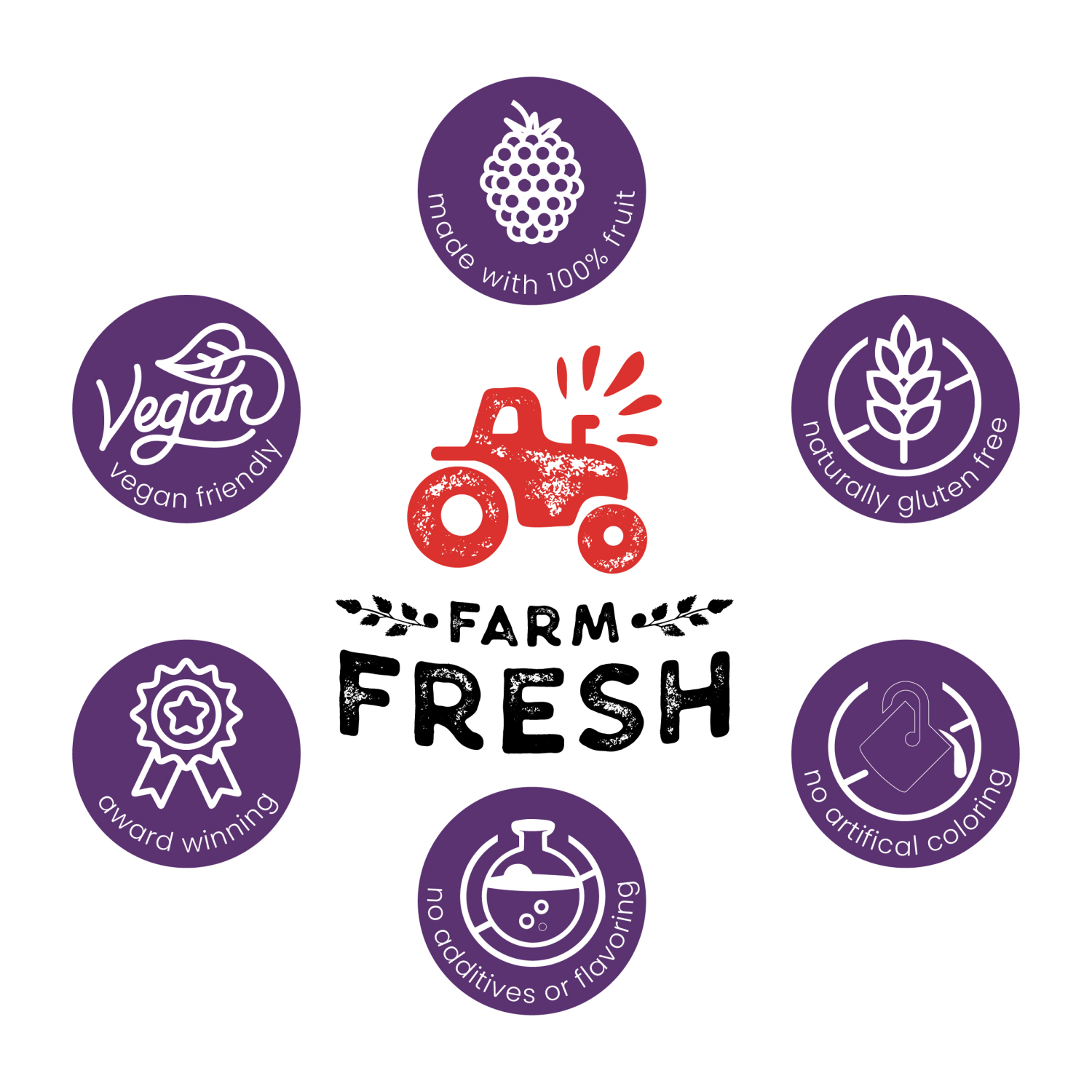 slide 2 of 5, Farm Fresh Blackberry Wine, 750 ml, 750 ml