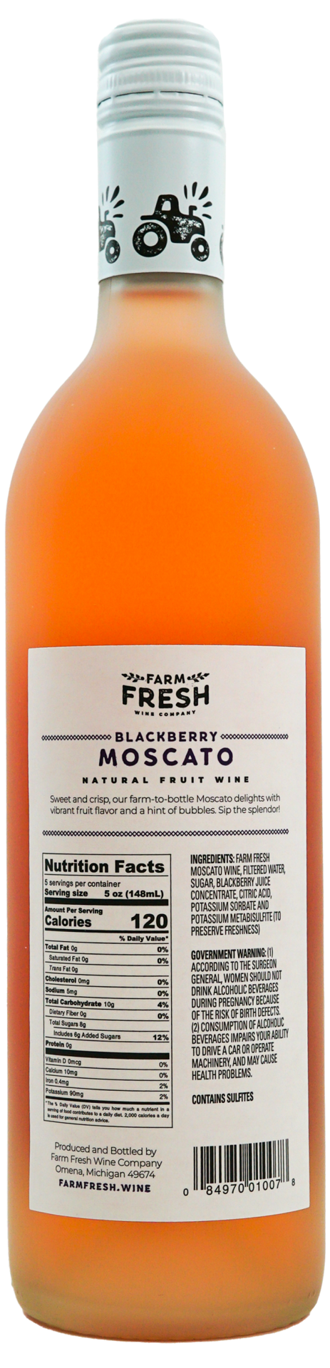 slide 16 of 21, Farm Fresh Blackberry Moscato, 750 ml