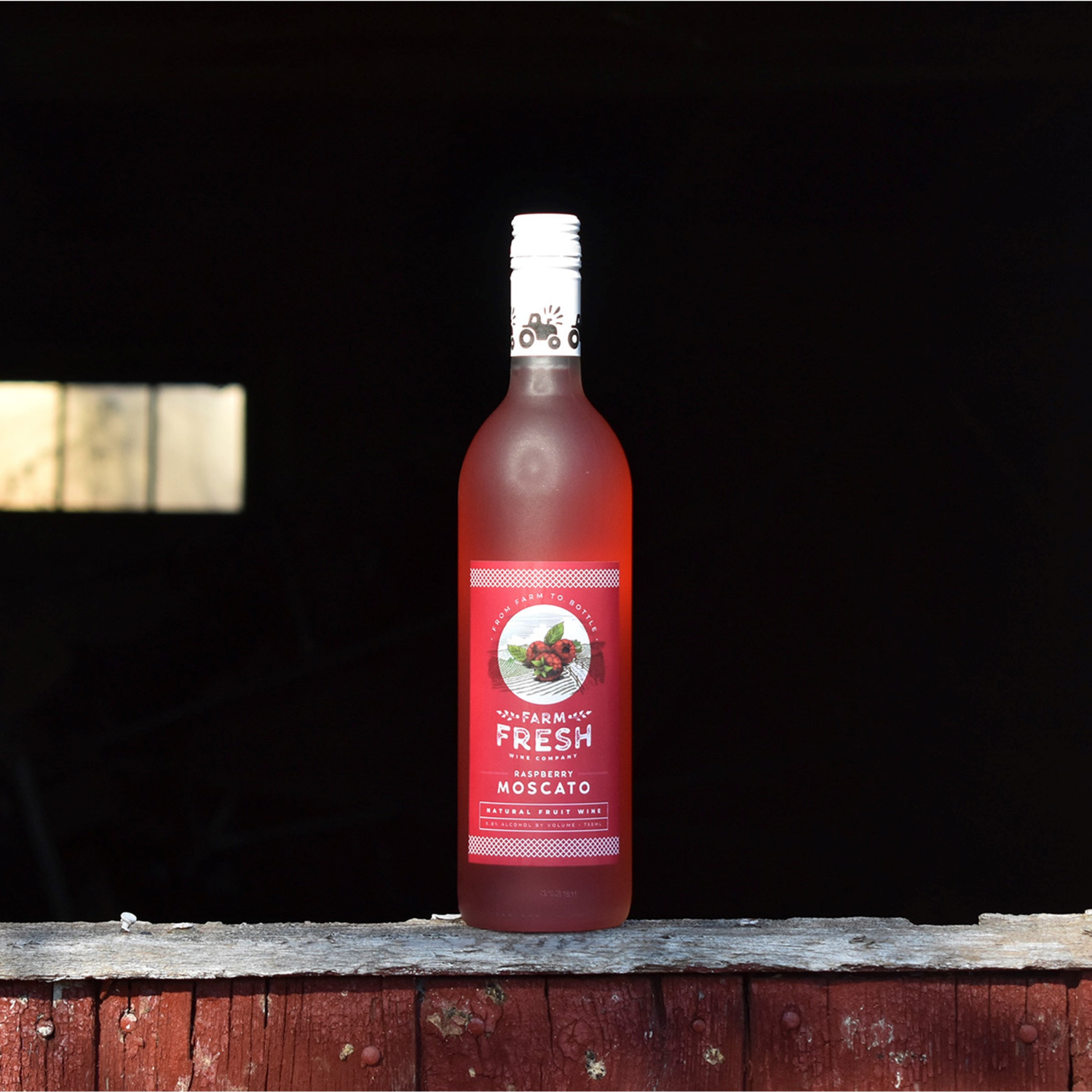 slide 5 of 7, Farm Fresh Raspberry Moscato, 750 ml, 750 ml