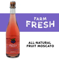 Leelanau Cellars Farm Fresh Blackberry Bubbly Moscato - 750ml Bottle