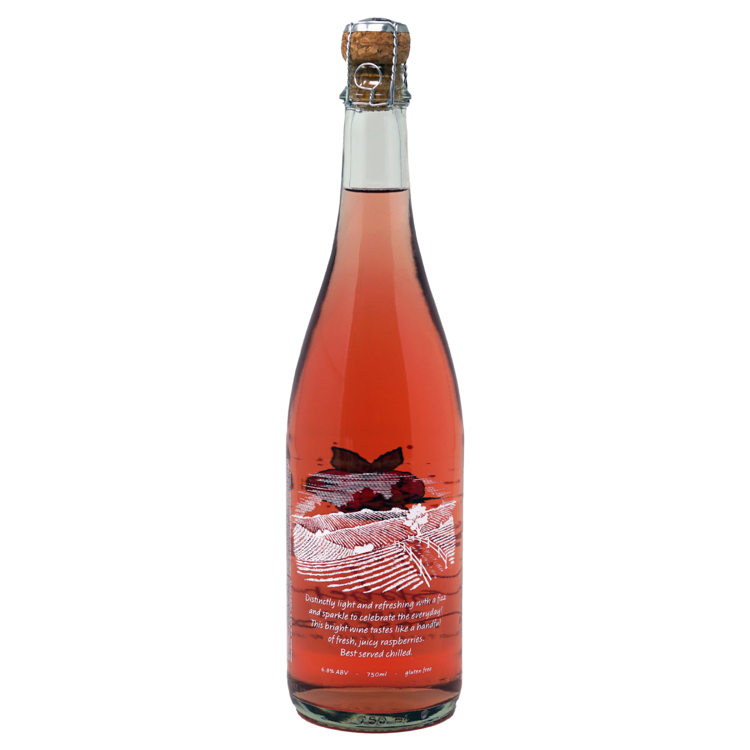 slide 4 of 5, Leelanau Cellars Farm Fresh Raspberry Bubbly Moscato - 750ml Bottle, 750 ml