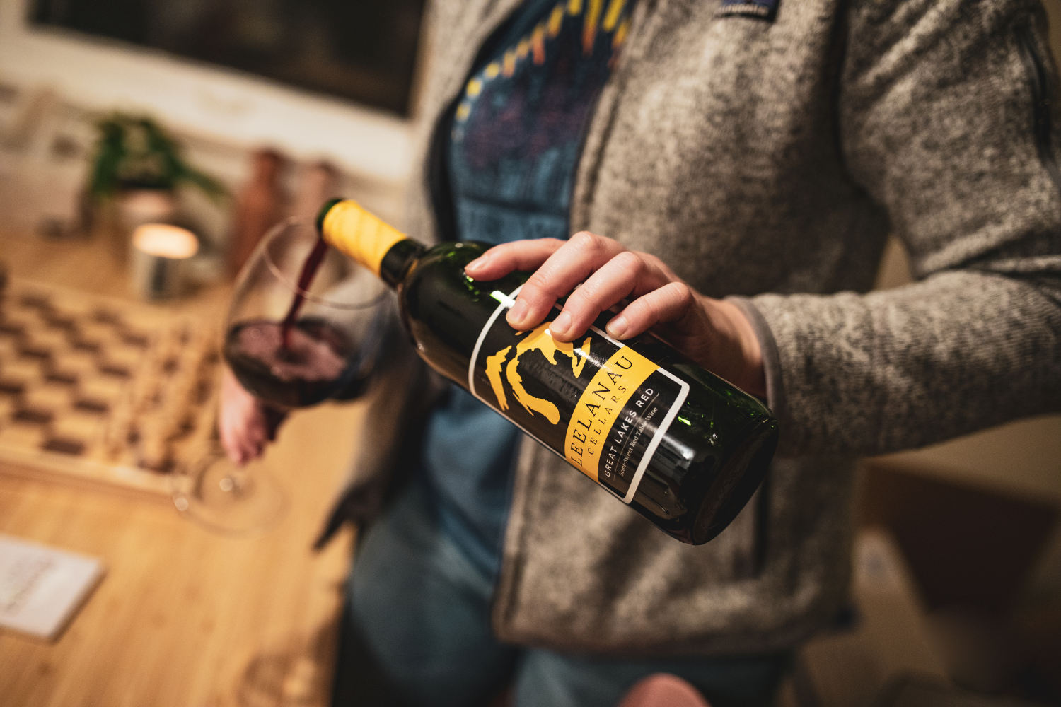 slide 5 of 5, Leelanau Cellars Great Lakes Red Wine - 750ml Bottle, 750 ml