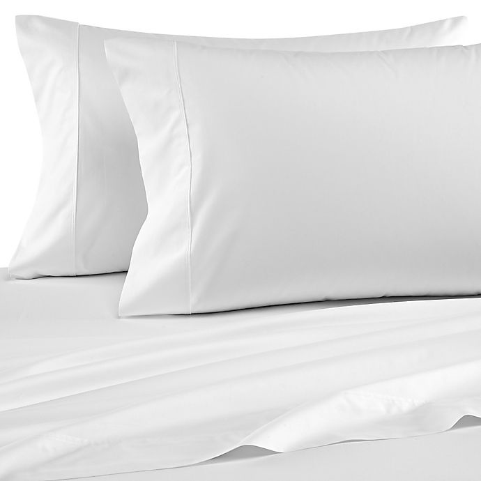 slide 1 of 1, Wamsutta Dream Zone Percale 500-Thread-Count King Pillowcases - White, 2 ct