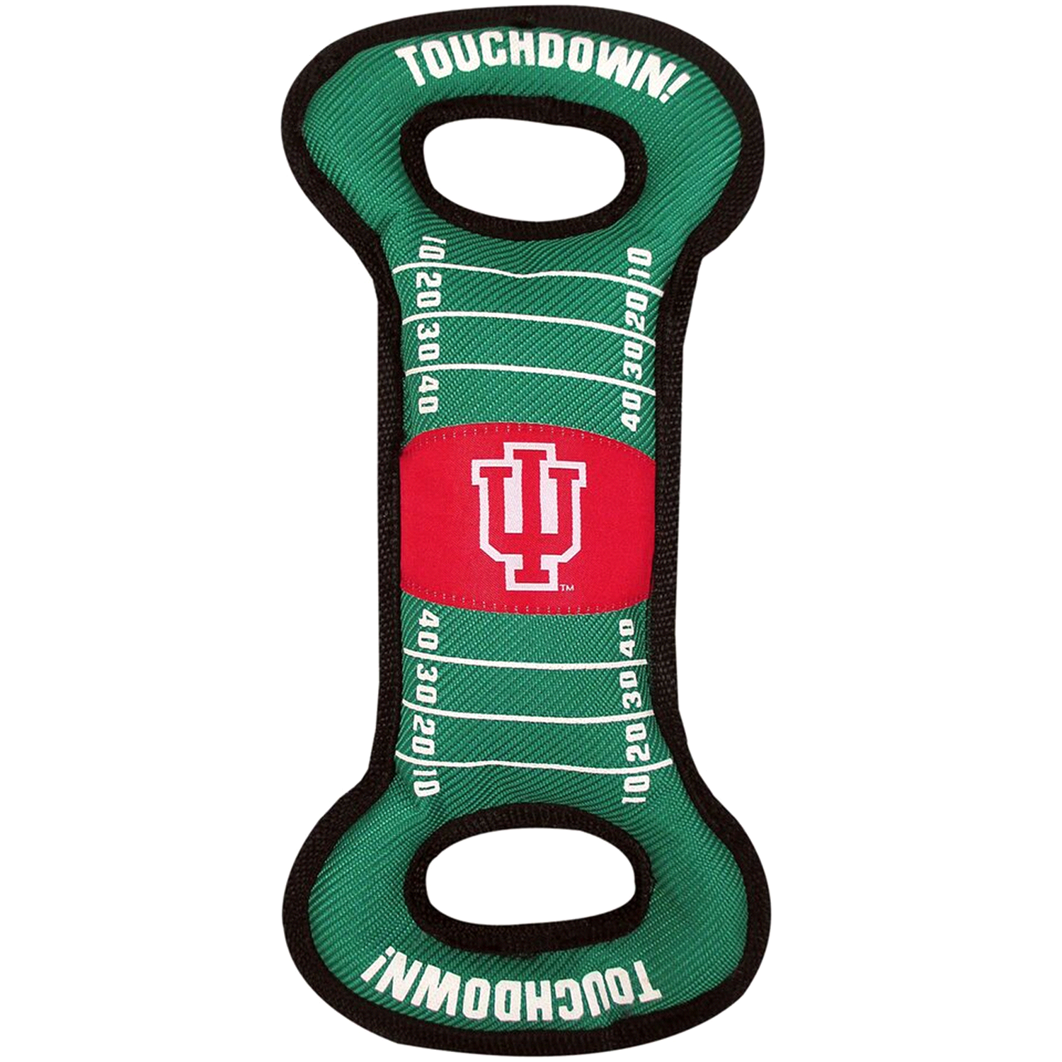 slide 1 of 1, NCAA Indiana Hoosiers Football Field Dog Toy, One Size