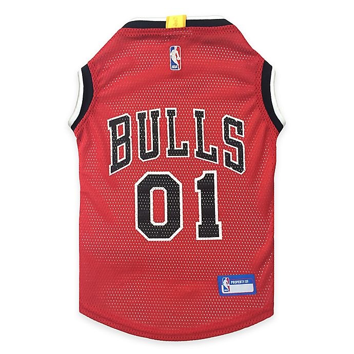 slide 1 of 1, NBA Chicago Bulls Large Pet Jersey, 1 ct