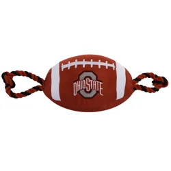 NCAA Ohio State Buckeyes Nylon Football Dog Toy