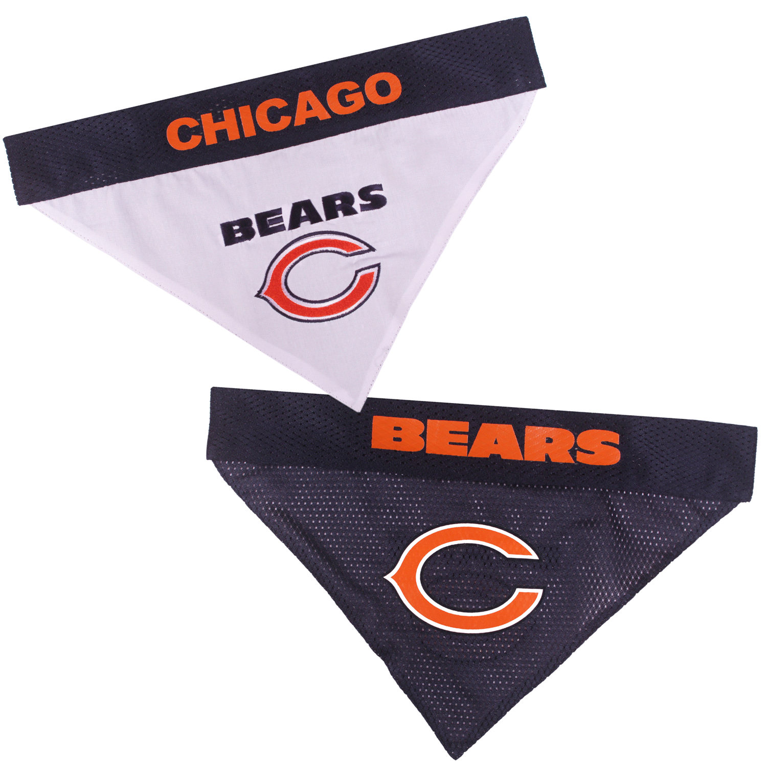 slide 1 of 1, Chicago Bears Pet Bandana L/XL, LG/XL