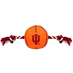NCAA Indiana Hoosiers Basketball Rope Dog Toy