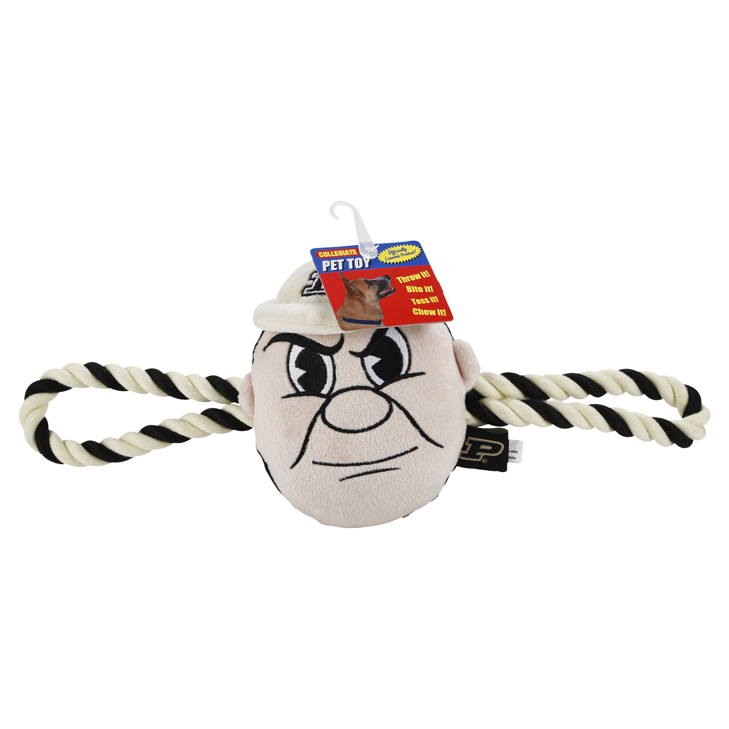 slide 1 of 1, Purdue Mascot Rope Toy, 1 ct