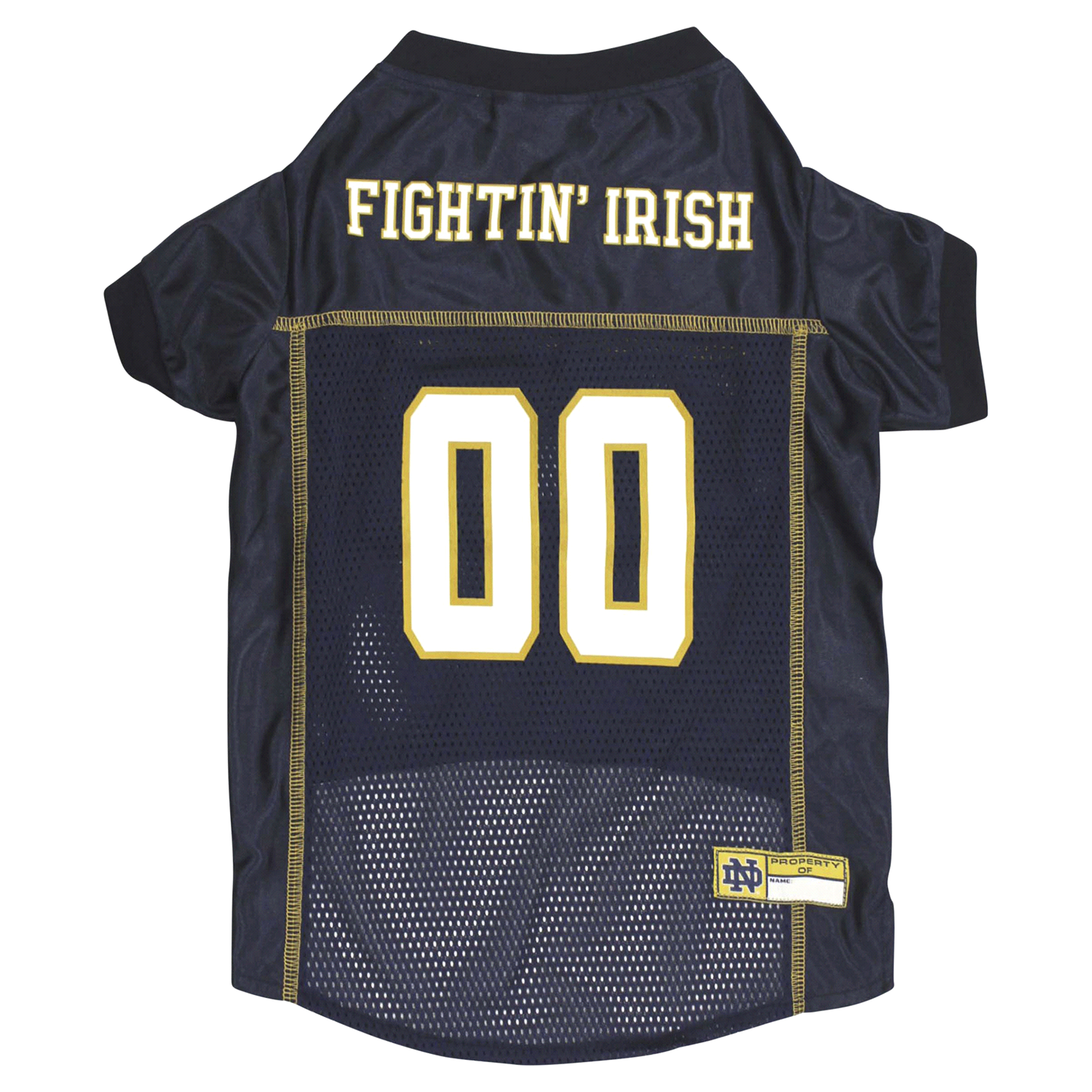 slide 1 of 2, Notre Dame Mesh Jersey LG, LG