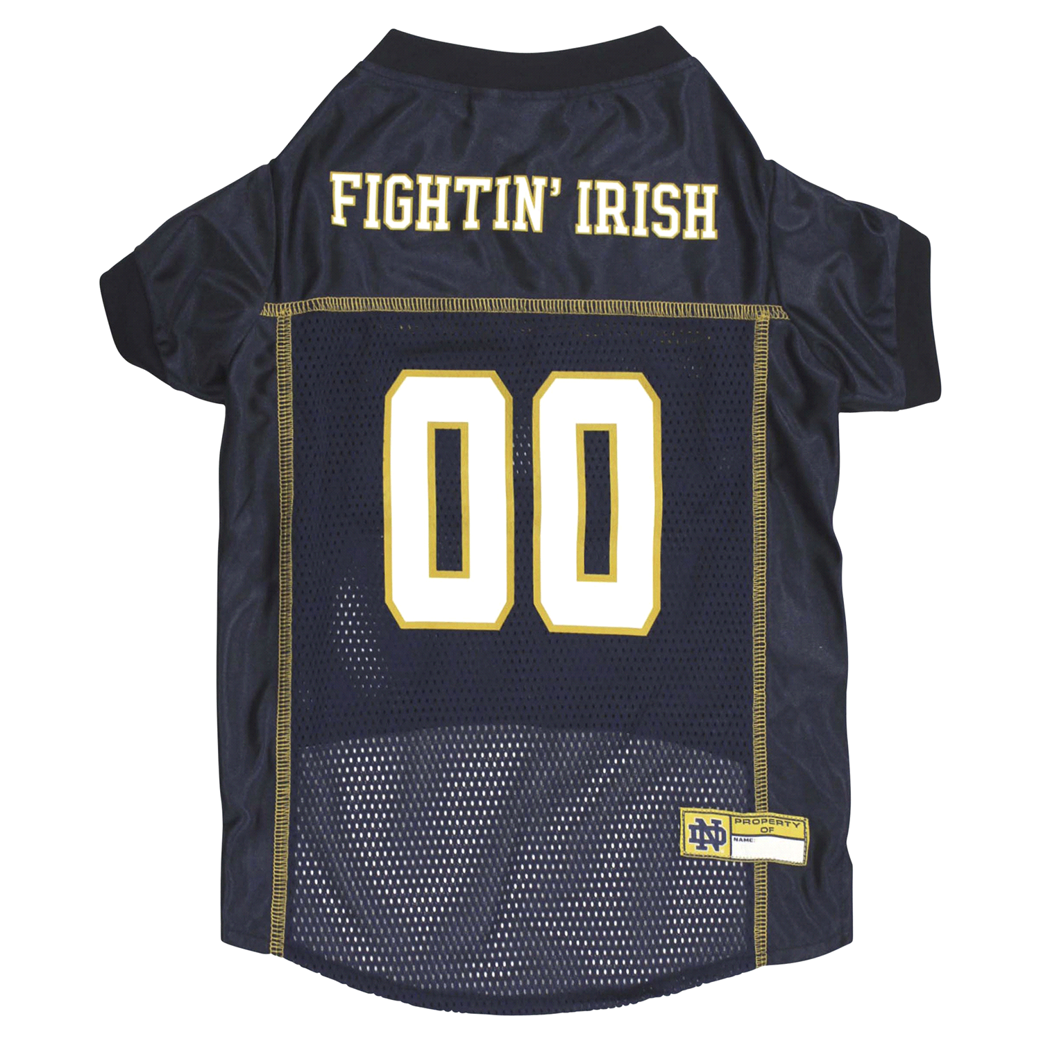 slide 1 of 2, Notre Dame Mesh Jersey MD, MED