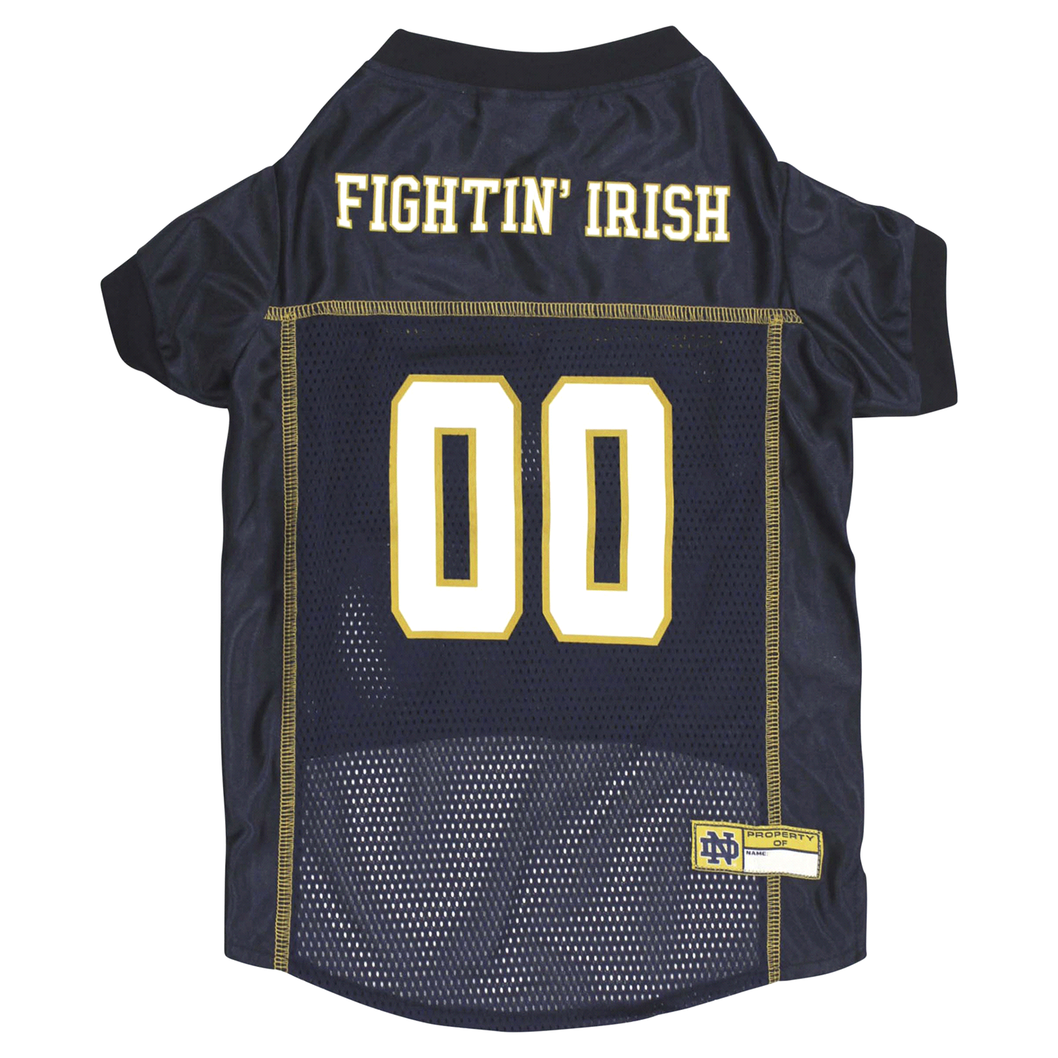 slide 1 of 2, Notre Dame Mesh Jersey XS, XS