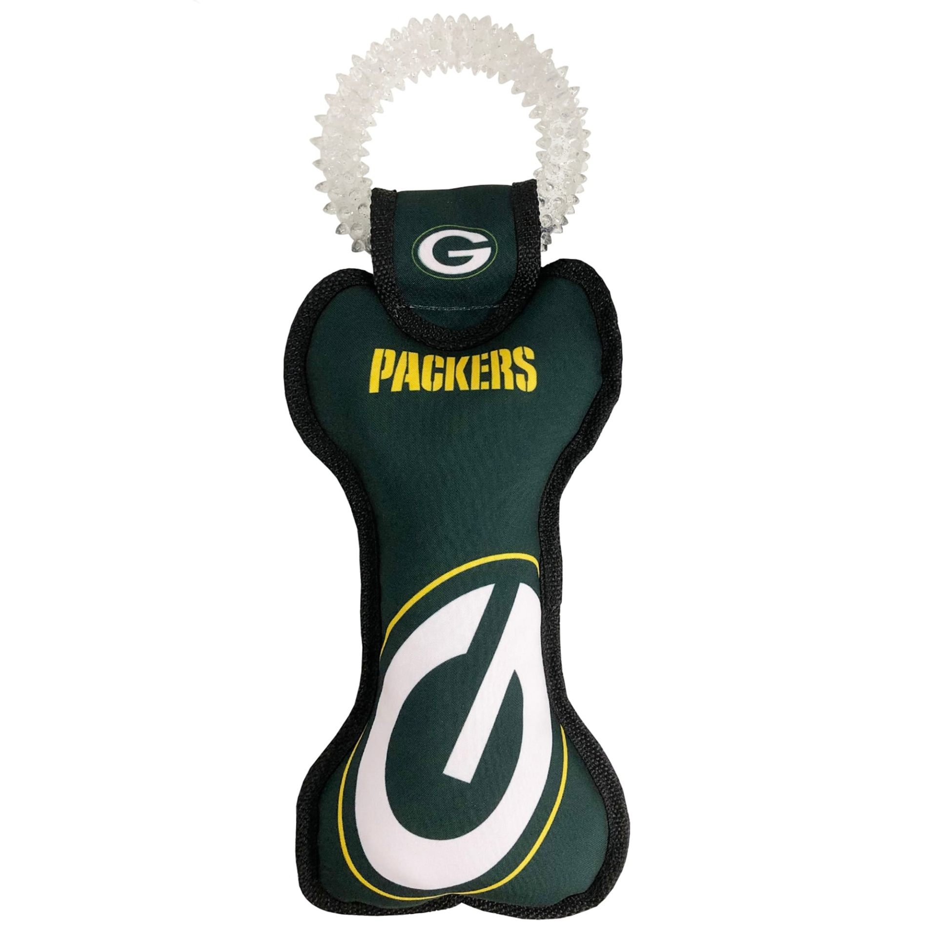 Pets First Green Bay Packers Dental Tug Dog Toy x-large