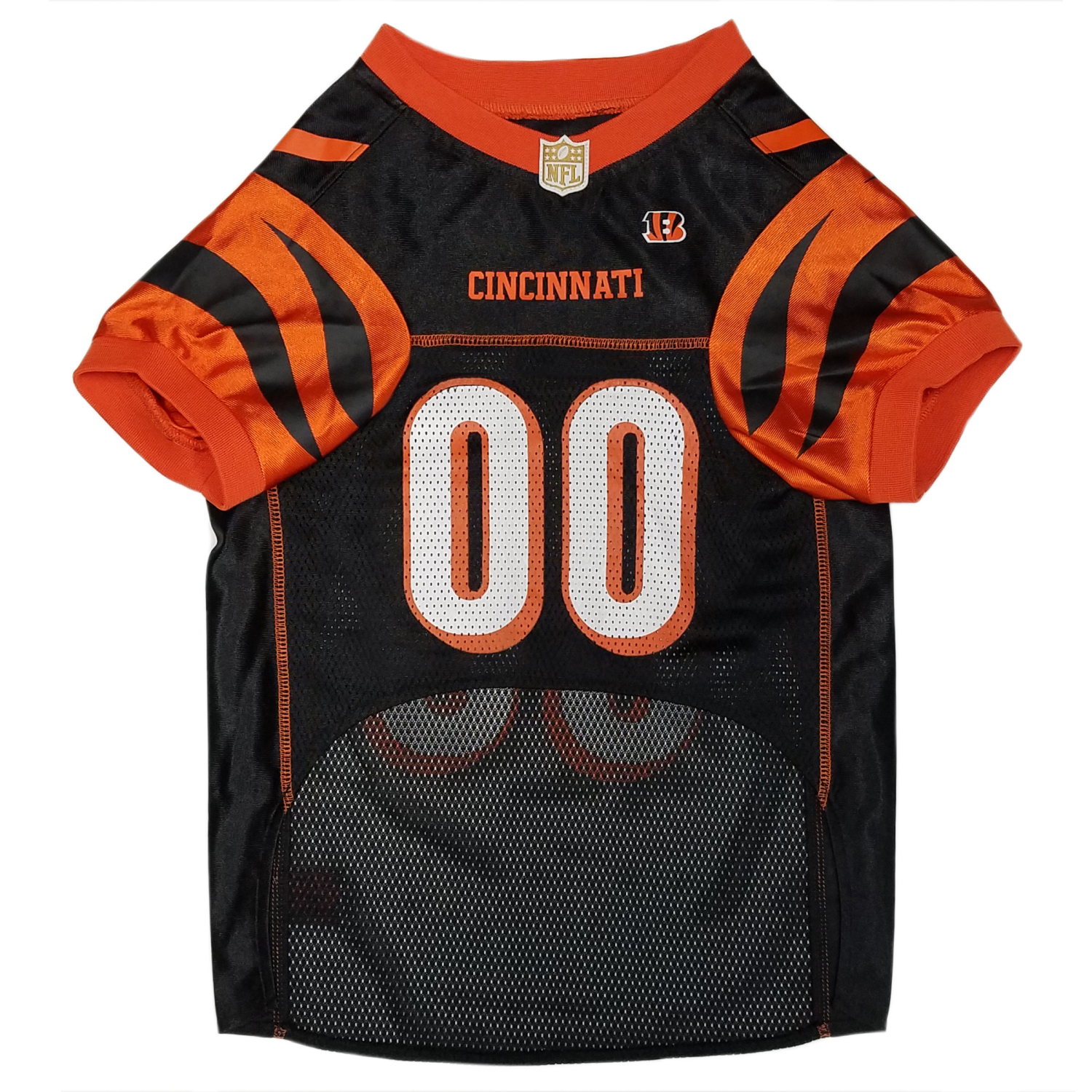 slide 1 of 2, Cincinnati Bengals Mesh Jersey Xxl, XXL