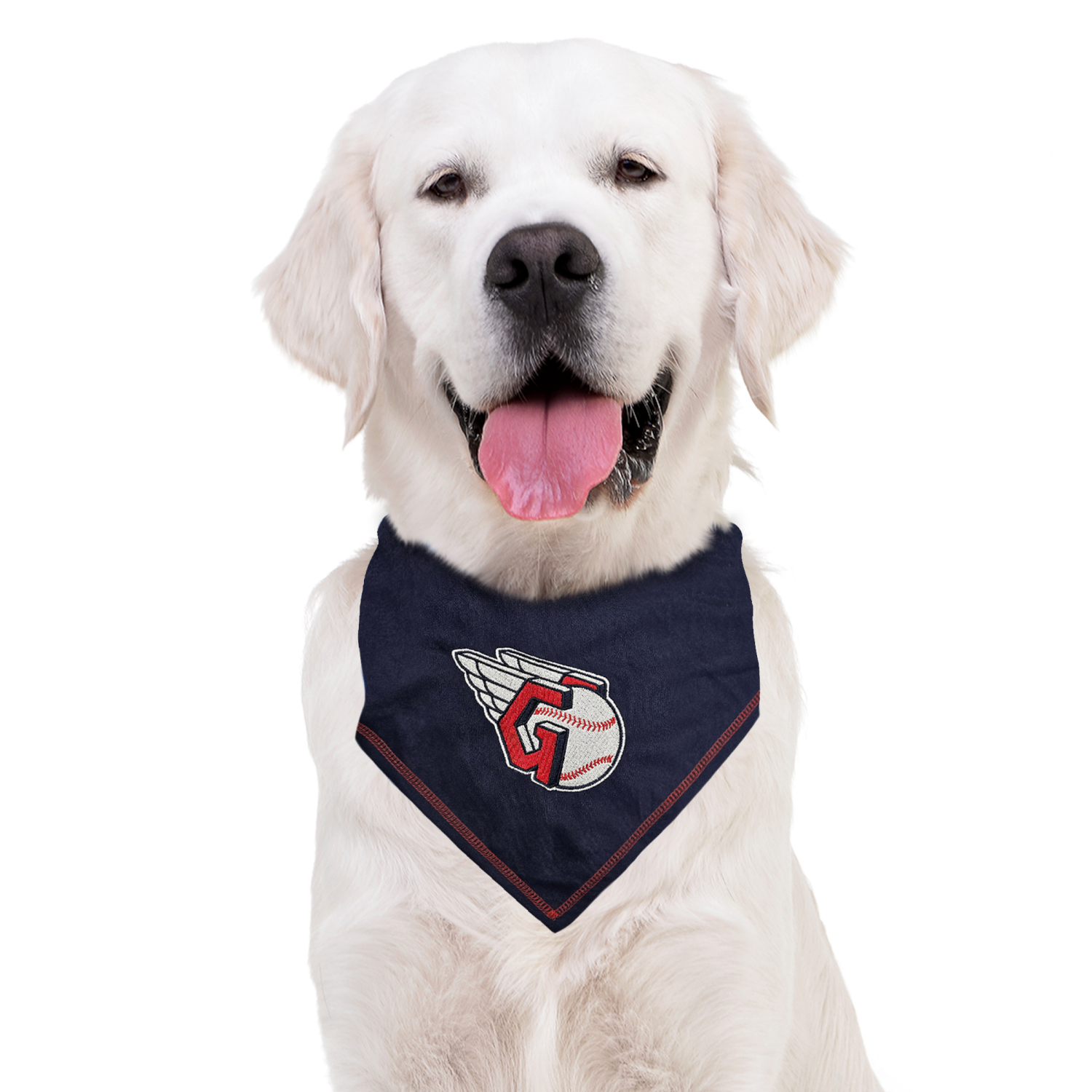 slide 2 of 2, Cleveland Guardians Tie Around Bandana L/Xl, LG/XL