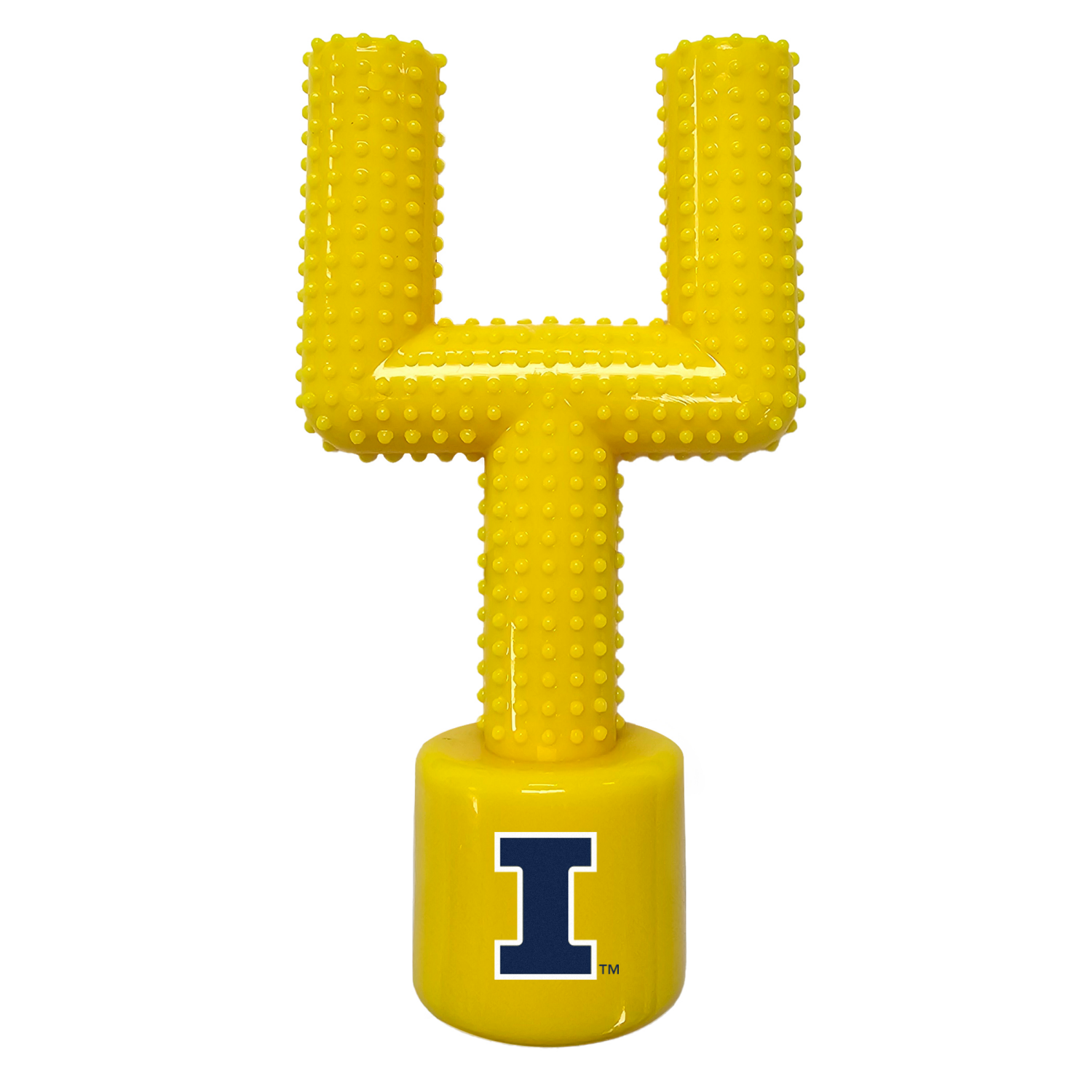 slide 1 of 2, Illinois Hard Nylon Goal Post Chew Toy, 1 ct