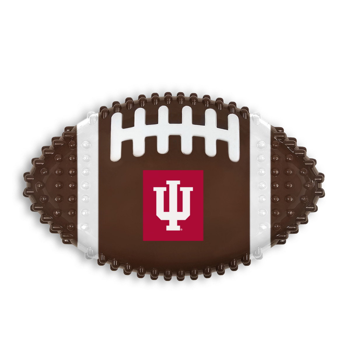 slide 2 of 2, Indiana Hard Nylon Football Chew Toy, 1 ct