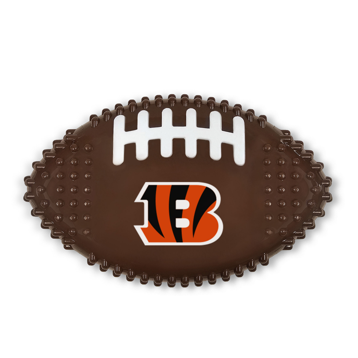slide 2 of 2, Cincinnati Bengals Hard Nylon Football Chew Toy, 1 ct
