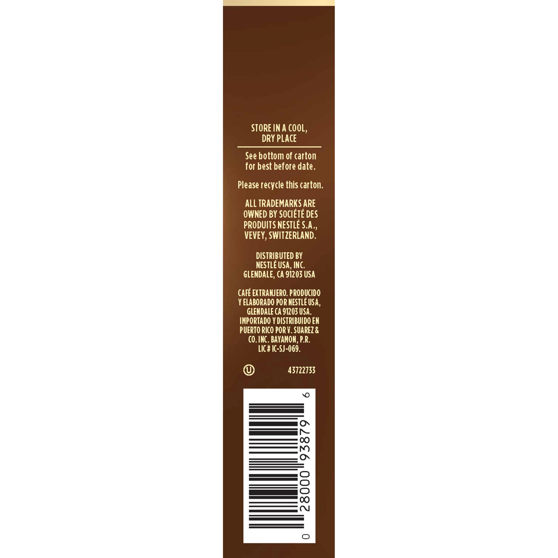 slide 3 of 5, Nescafé Taster's Choice, French Roast Dark Roast Instant Coffee, 1 box (5 packets) - 0.53 oz, 0.53 oz