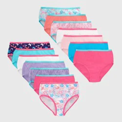 Hanes Girls' 14pk Briefs - Colors May Vary 14