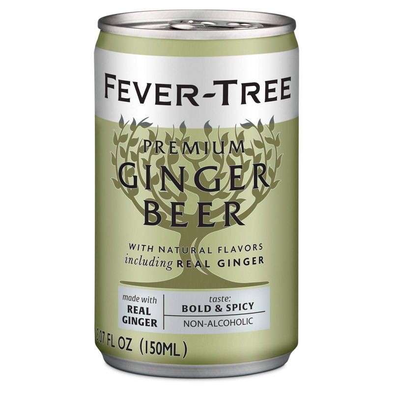 slide 3 of 5, Fever-Tree Ginger Beer- 8pk/150ml Cans, 8 ct; 150 ml