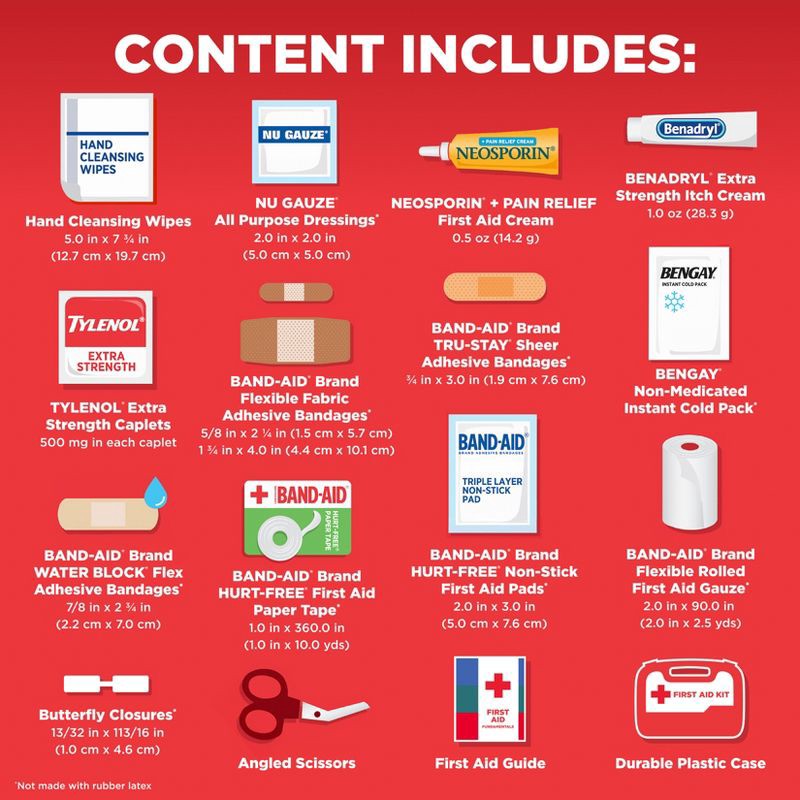 slide 10 of 10, Band-Aid First Aid Kit - 160ct, 160 ct