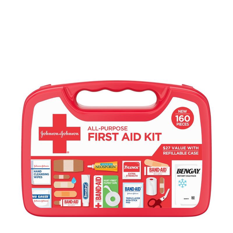 slide 1 of 10, Band-Aid First Aid Kit - 160ct, 160 ct