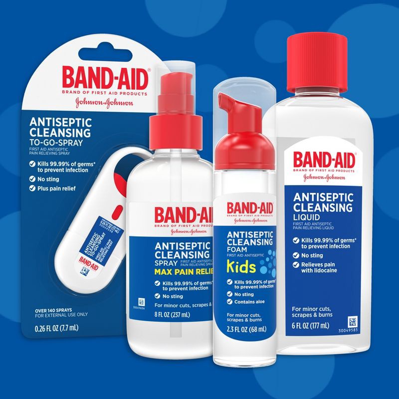 slide 2 of 6, Band-Aid Kids' Antiseptic Cleansing Foam - 2.3 fl oz, 2.3 fl oz