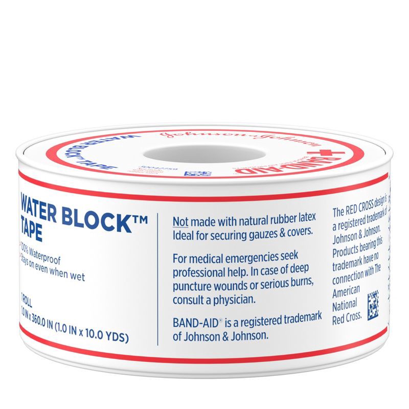slide 5 of 7, Band-Aid Waterproof Tape - 10yd, 1 ct