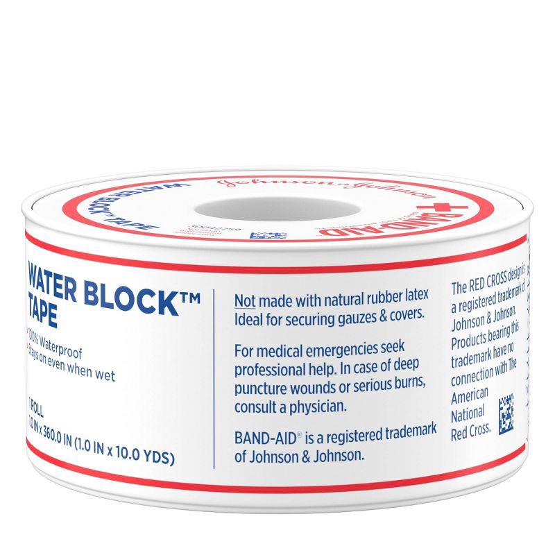slide 7 of 7, Band-Aid Waterproof Tape - 10yd, 1 ct