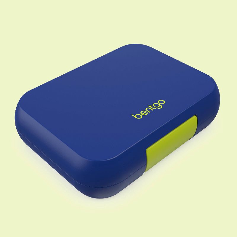 slide 3 of 7, Bentgo Pop Leakproof Bento-Style Lunch Box with Removable Divider-3.4 Cup - Navy Blue/Chartreuse, 1 ct