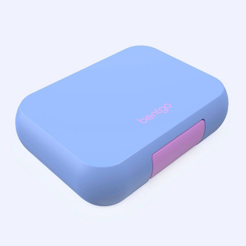 slide 3 of 7, Bentgo Pop Leakproof Bento-Style Lunch Box with Removable Divider-3.4 Cup - Periwinkle/Pink: Kids Lunchbox, BPA-Free, 1 ct