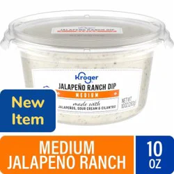 Kroger® Medium Jalapeno Ranch Dip, 10 oz