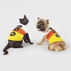 Candy Corn Boo Halloween Dog and Cat Sweater - XS - Boots & Barkley™
