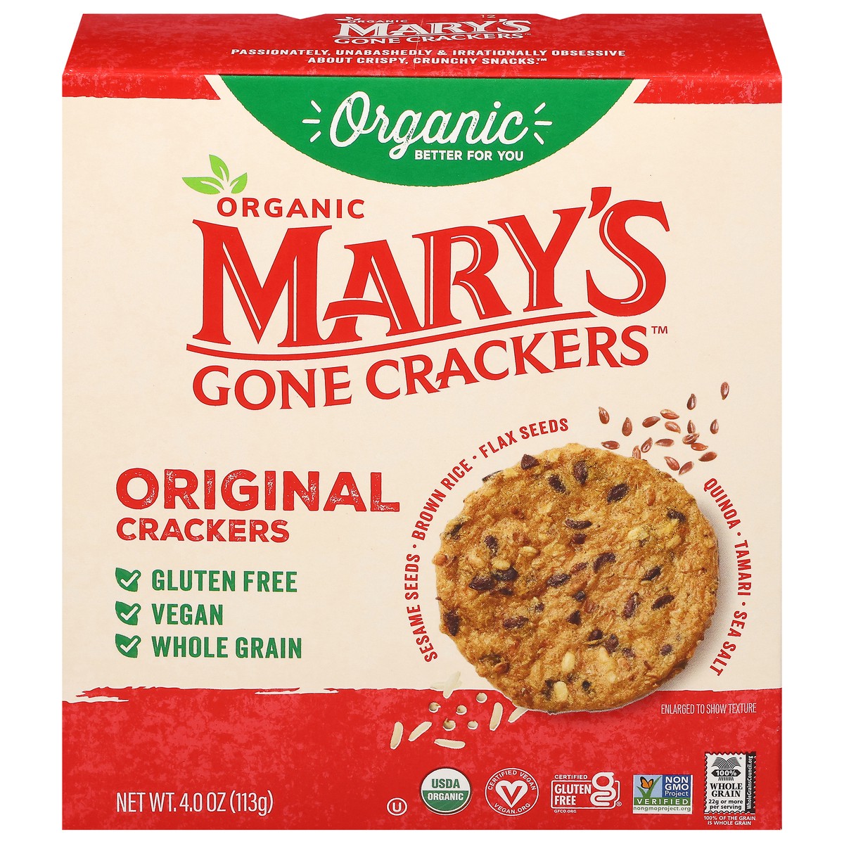slide 13 of 14, Marys Gone Crackers Orig, 4 oz