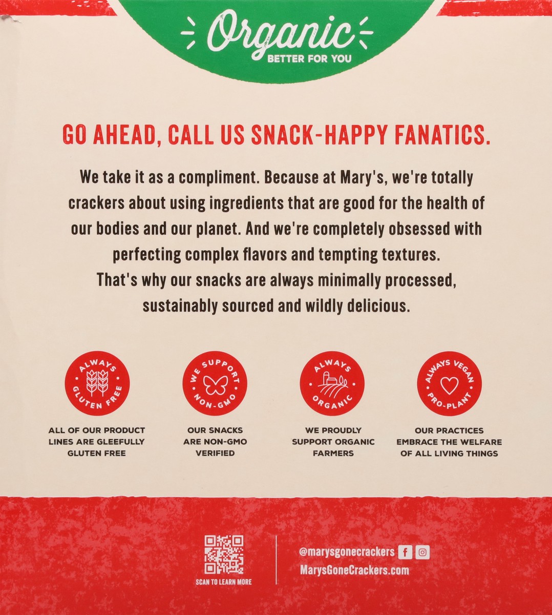 slide 3 of 14, Marys Gone Crackers Orig, 4 oz