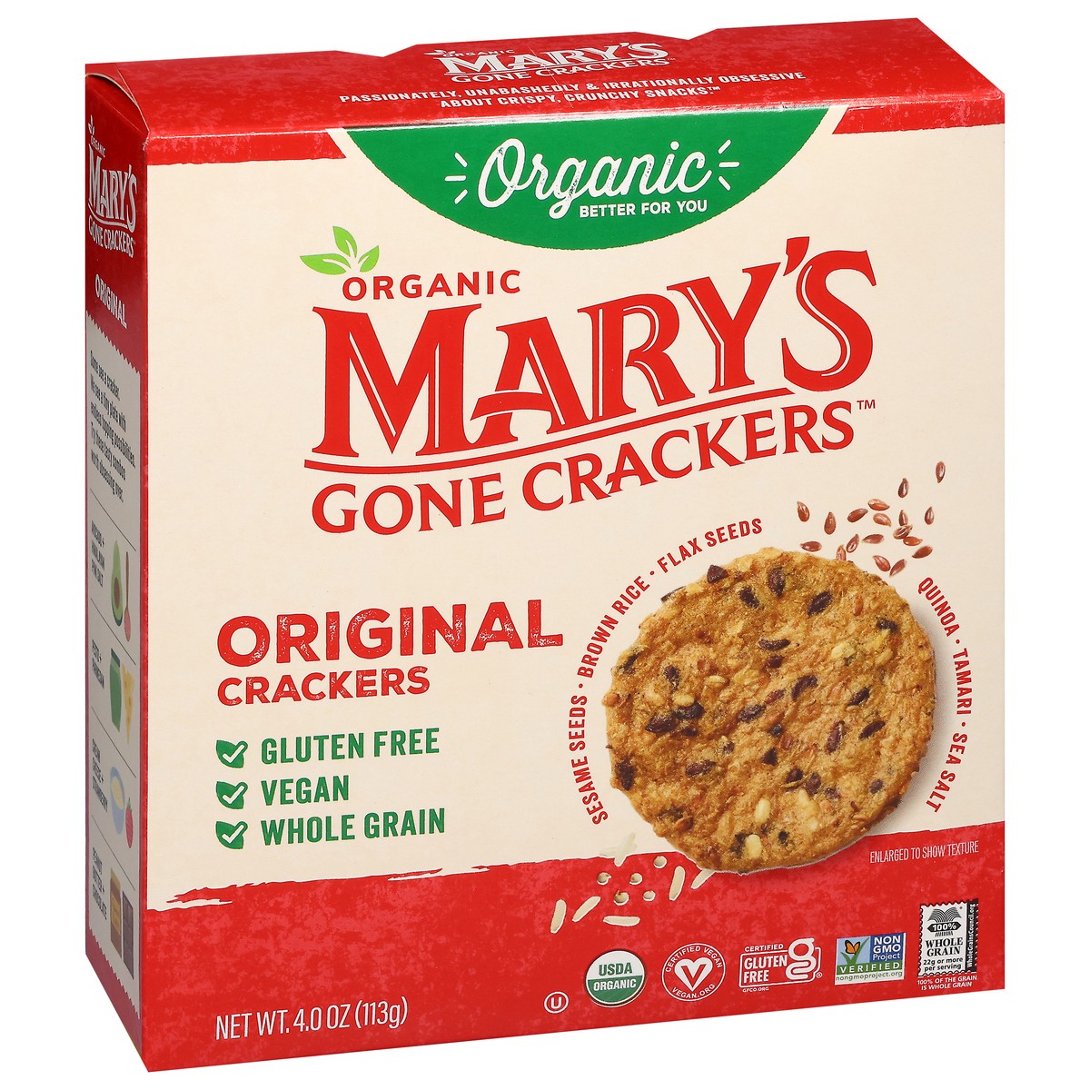 slide 7 of 14, Marys Gone Crackers Orig, 4 oz