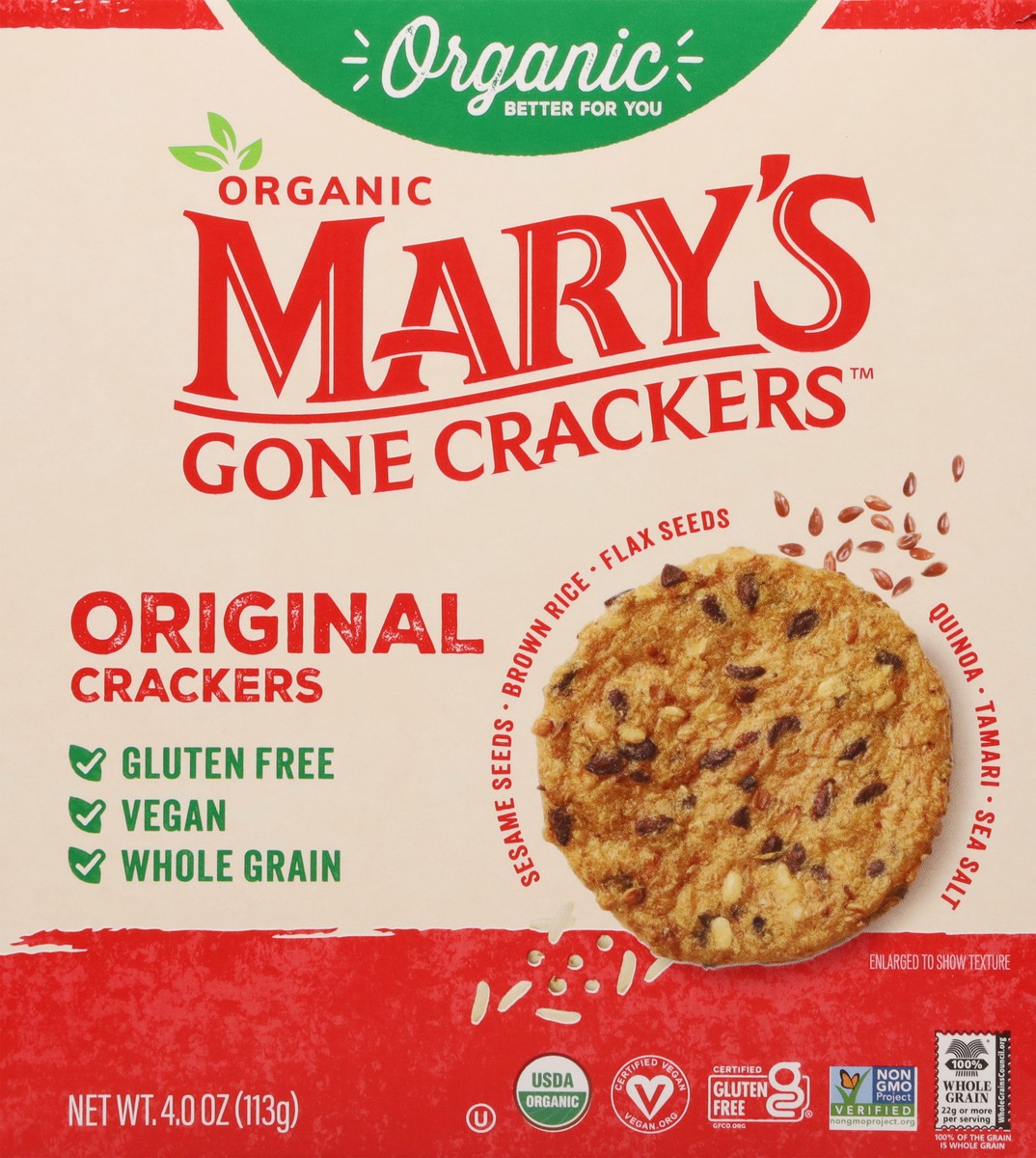 slide 2 of 14, Marys Gone Crackers Orig, 4 oz