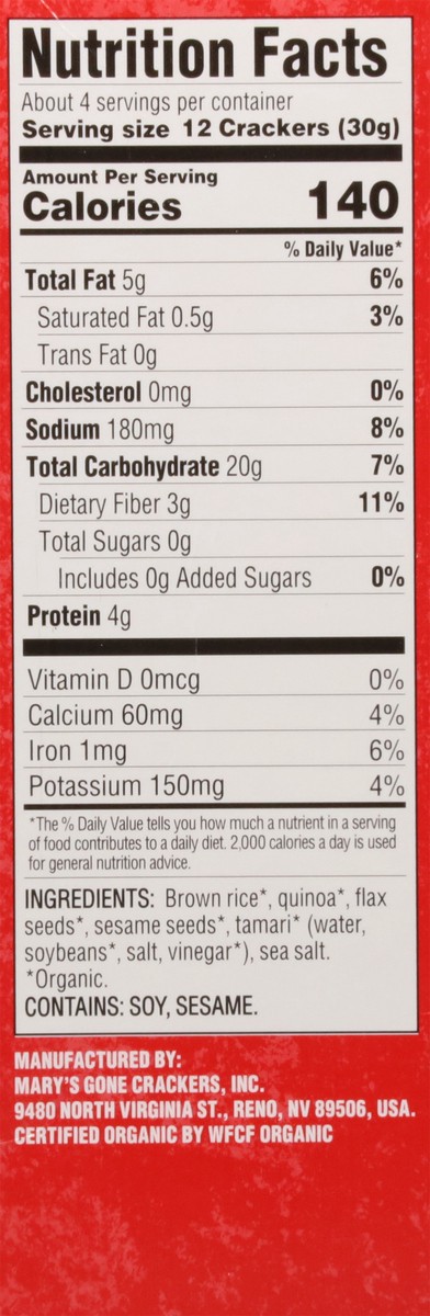 slide 4 of 14, Marys Gone Crackers Orig, 4 oz
