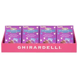 Ghirardelli Dark Chocolate Sea Salt Caramel Duet Hearts 0.69 oz
