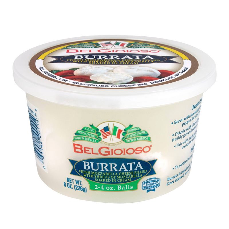 slide 1 of 4, BelGioioso Burrata Cheese - 8oz, 8 oz