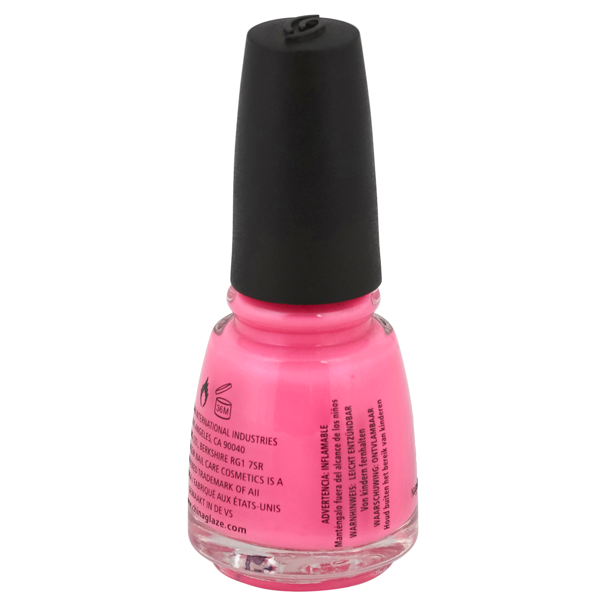 slide 2 of 4, China Glaze Nail Lacquer, Pink Voltage, 14 ml