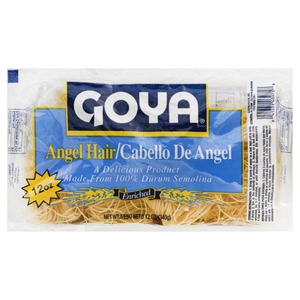 slide 1 of 1, Goya Angel Hair Pasta, 12 oz