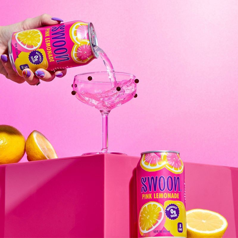 slide 3 of 5, Swoon Sugar Free Pink Lemonade - 4pk/12 fl oz Cans, 4 ct; 12 fl oz