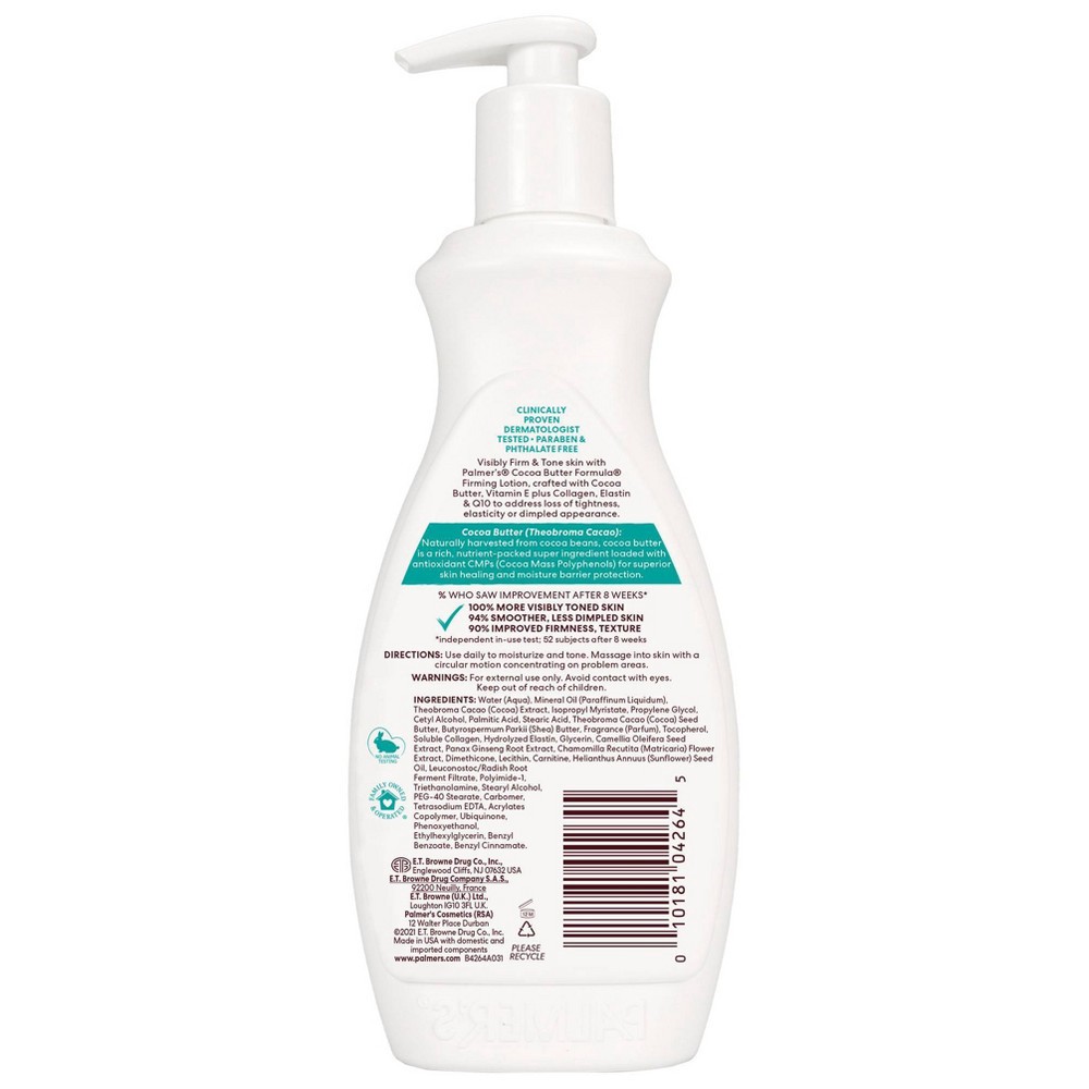 slide 2 of 6, Palmer's Cocoa Butter Formula Firms Tones Firming Body Lotion, 13.5 fl oz