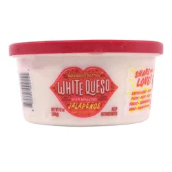 Queso Mama White Queso with Roasted Jalapenos - 12oz