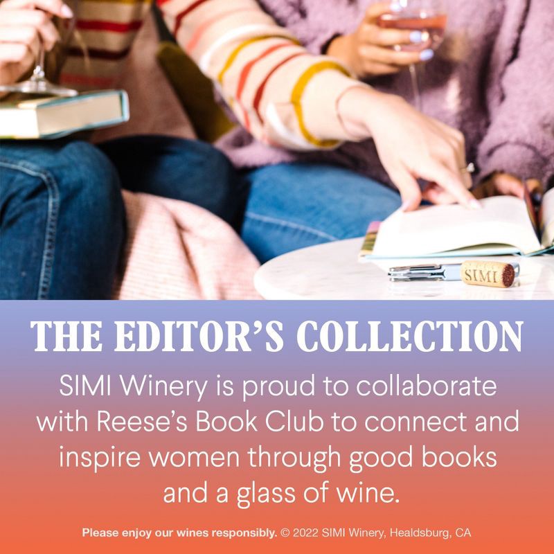 slide 4 of 11, SIMI The Editor's Collection Reese's Book Club Sonoma County Rose Wine - 750ml Bottle, 750 ml